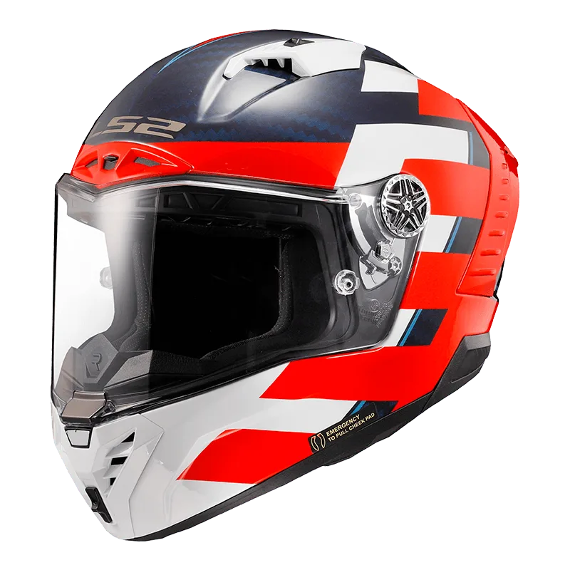 FIM FF805 THUNDER C ALLIANCE RED BLUE WHITE