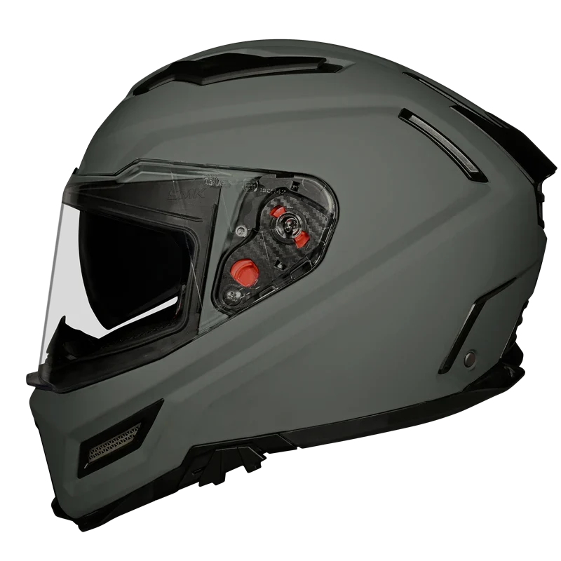 SMK Agnar Solid Gloss Nardo Grey (GL600) Helmet