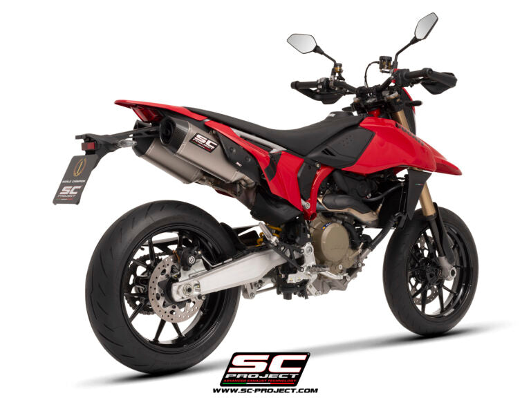 SC Project Exhaust SC1-S Dual Undertail Titanium for DUCATI HYPERMOTARD 698 MONO (2024-2025)
