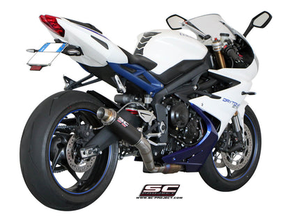 SC PROJECT GP-M2 EXHAUST FOR TRIUMPH DAYTONA 675 (2013-16)