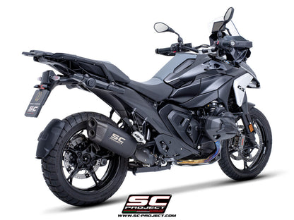SC Project Exhaust Adventure R Titanium Matt Black for R 1300GS (2024-2025) COMPATIBLE WITH ORIGINAL SIDE CASES