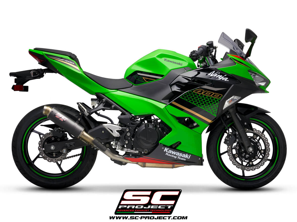 SC PROJECT GP-M2 EXHAUST FOR KAWASAKI NINJA 400 (2018-2020)