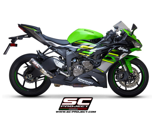 SC Project CR-T Carbon Exhaust for Kawasaki ZX-6R (2019-21)