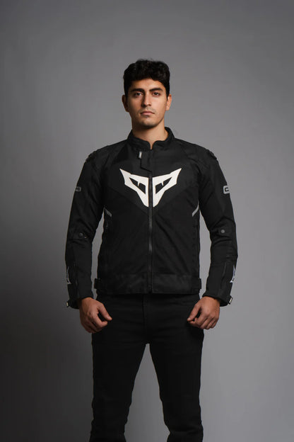 DSG GPX Riding Jacket - Black White