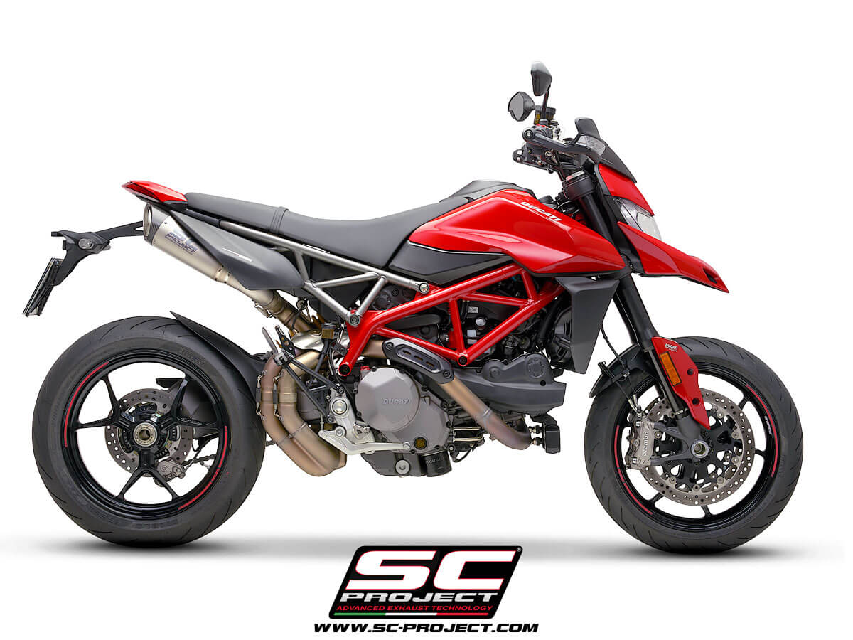 PAIR OF SC PROJECT S1 EXHAUST FOR DUCATI HYPERMOTARD 950 – RVE – SP (2019 – 21)