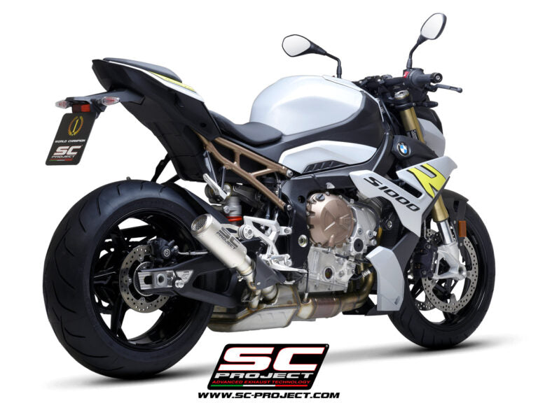 SC Project Exhaust CR-T Titanium with Stoneguard Grip for BMW S 1000 R (2021-2025)