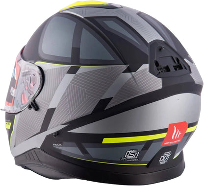 MT Thunder 3 SV Spoiler Nova B62 Matt Black Grey Neon Yellow