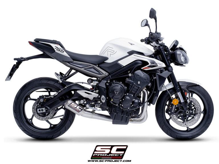 SC Project CR-T Titanium Full Exhaust 3-1 System for Triumph Street Triple 765 RS (2023-24)