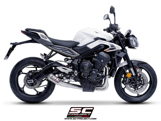 SC Project CR-T Titanium Full Exhaust 3-1 System for Triumph Street Triple 765 RS (2023-24)
