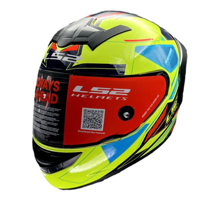 FF352 ROOKIE BETHA HI VIZ YELLOW NAVY BLUE