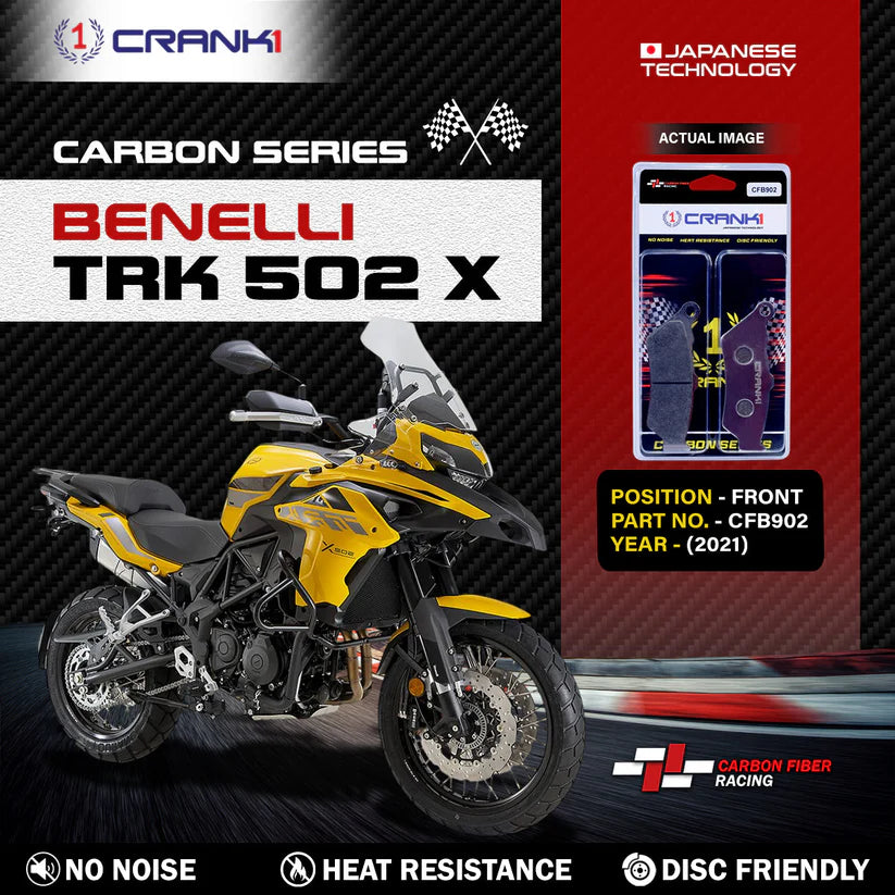 CRANK1 Carbon Brake Pads Front Benelli TRK 502 X (2021) – CFB902