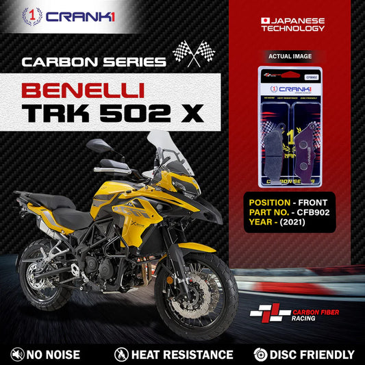 CRANK1 Carbon Brake Pads Front Benelli TRK 502 X (2021) – CFB902