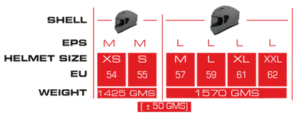 SMK Stellar Sports Swank Gloss Anthracite Orange Black (GLDA672) Helmet