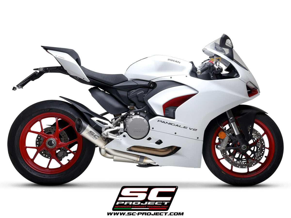 SC PROJECT HALF-SYSTEM 2-1, WITH S1 EXHAUST FOR DUCATI Panigale V2 (2020-2024)