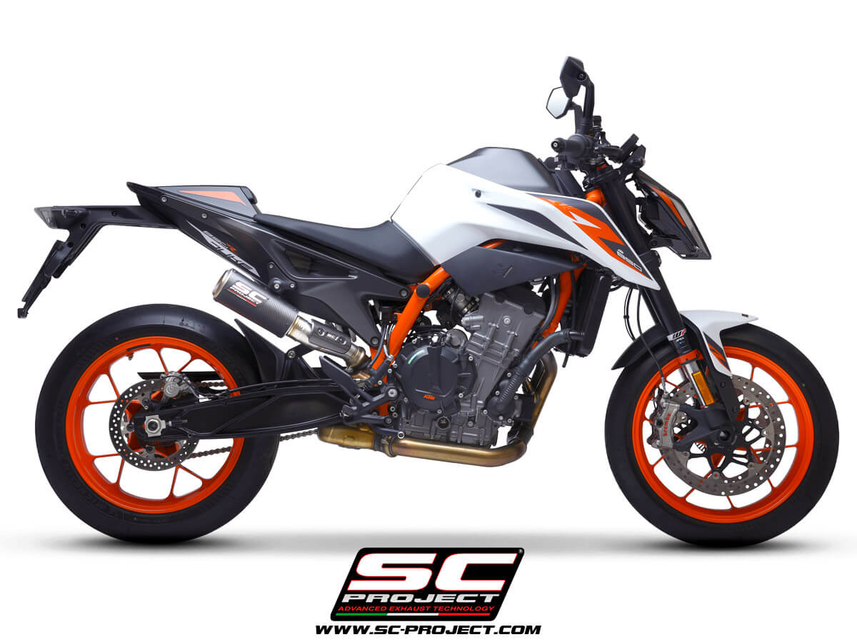 SC PROJECT CR-T M2 Carbon Exhaust for KTM 790-890 Duke (2020-2023)