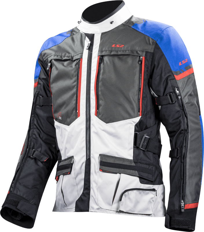 JACKET NORWAY MAN BLUE BLACK GREY RED