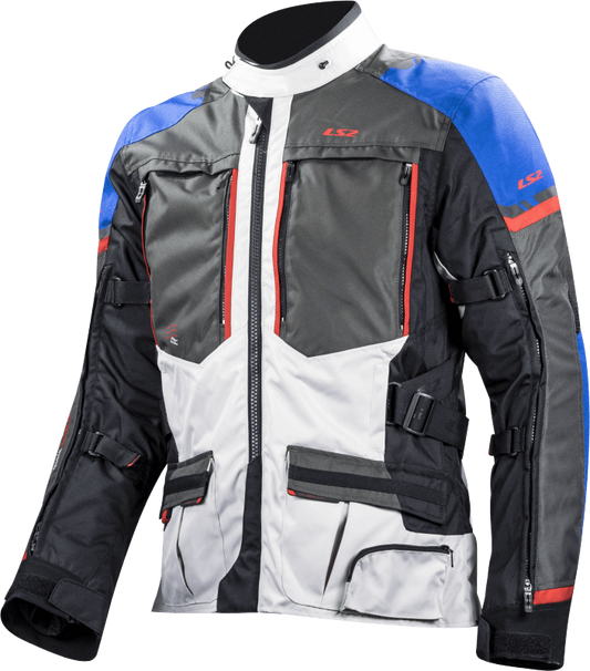 JACKET NORWAY MAN BLUE BLACK GREY RED