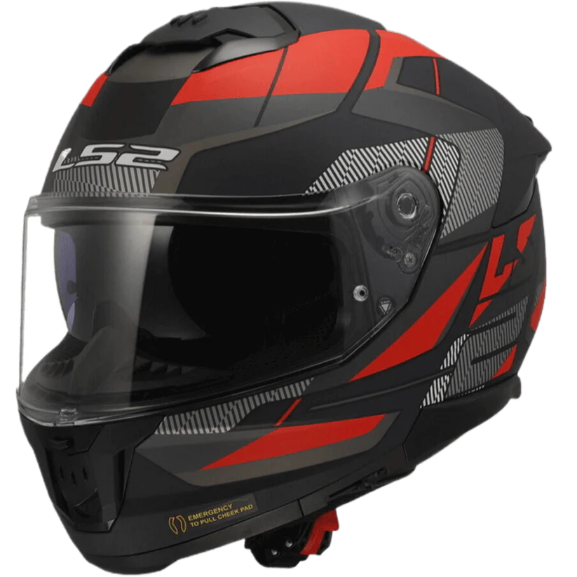 FF320 STREAM II ROAD GLOSS BLACK TITANIUM RED