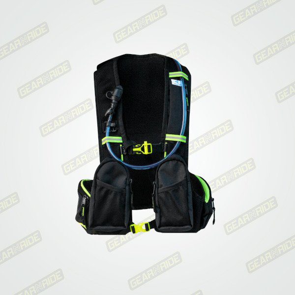 RAIDA Hydration Backpack, Ultra 5L Black Hi-viz with 2L Bladder