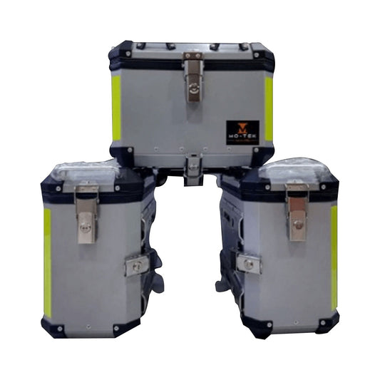 MO-TEK PANNIERS 39 LITRES & 40 LITRES TOP BOX SET OF 3 COMBO