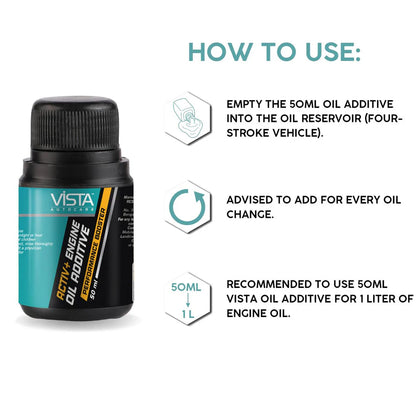 Vista Activ+ Engine Oil Additive 50 ml