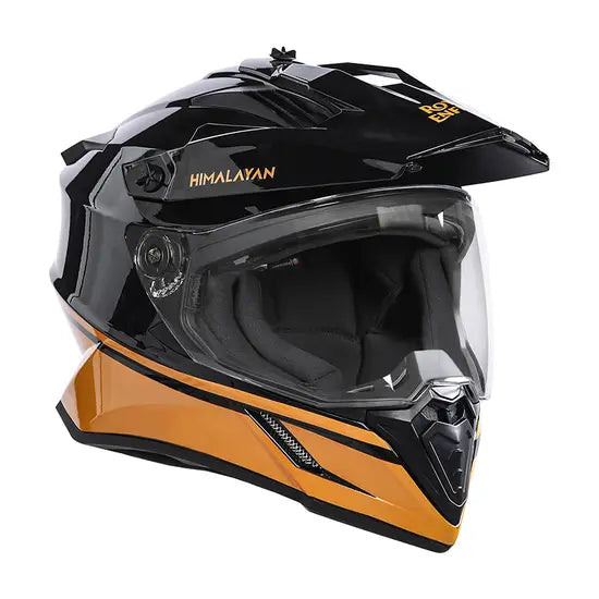 ROYAL ENFIELD OFF ROADING DUAL SPORT HELMET - GLOSS BLACK