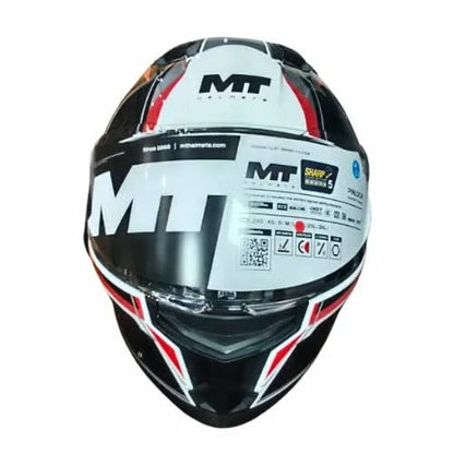 MT Stinger 2 Atlas A5 Helmet - Gloss White Red