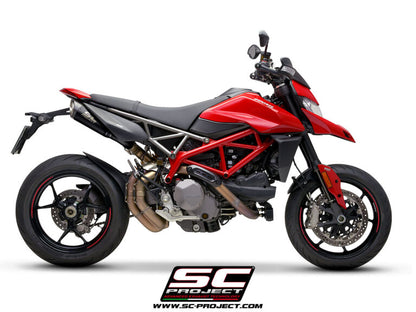 SC Project Exhaust s1 pair of titanium in matt black for Hypermotard 950 RVE-SP (2019-2021)