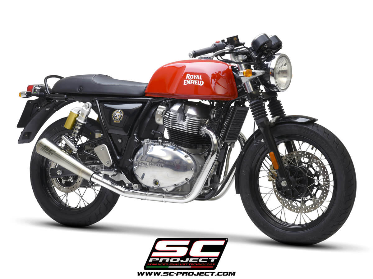 SC Project Pair Of Conic 70″S Exhaust for Royal Enfield Continental GT-Interceptor 650 (19-24)