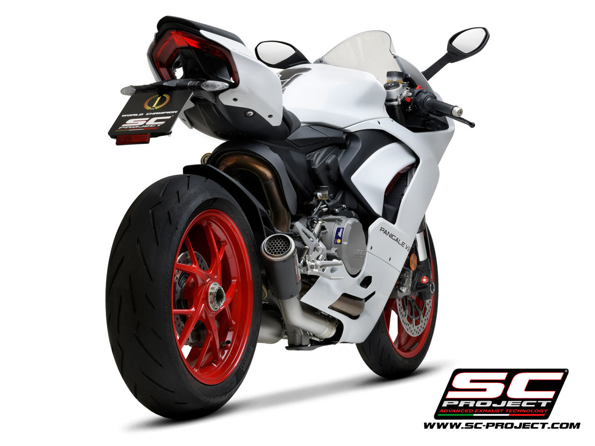 SC PROJECT HALF-SYSTEM 2-1, WITH CR-T M2 EXHAUST FOR DUCATI Panigale V2 (2020-2024)