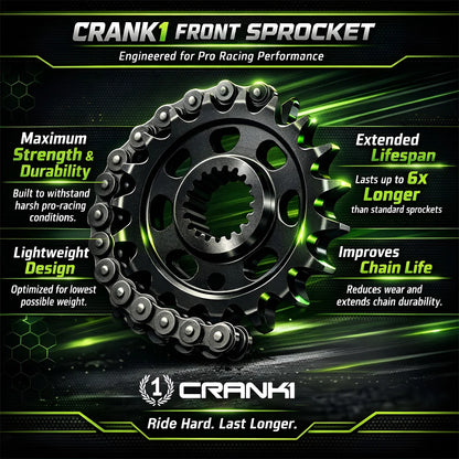 Sprocket For Ducati Scrambler Classic 800 (2015-2018) - Front - CPF736.15T - CRANK1