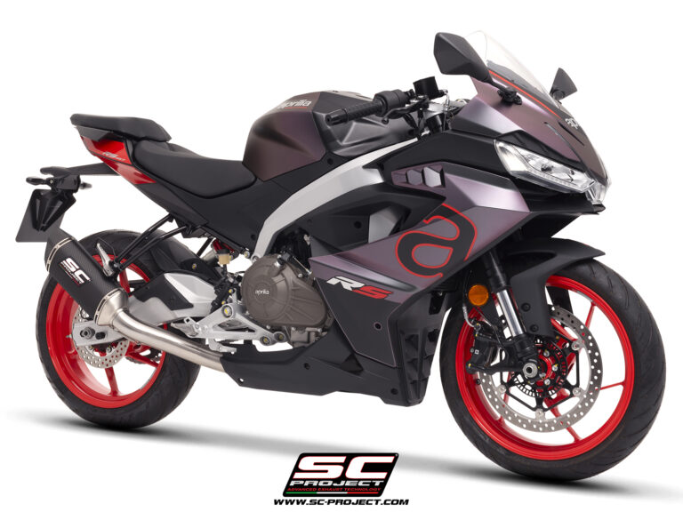 SC Project Exhaust SC1-S (2024) Carbon full System for Aprilia RS 457