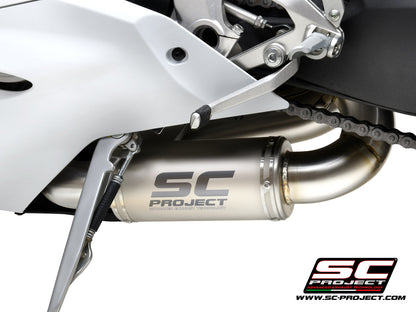 SC PROJECT HALF-SYSTEM 2-1, WITH S1 EXHAUST FOR DUCATI Panigale V2 (2020-2024)
