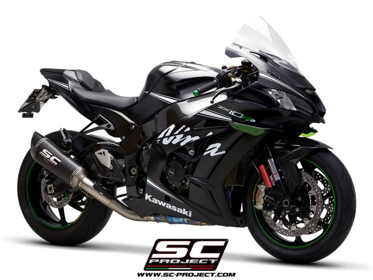 SC Project Exhaust SC1-R Carbon (16-20) with de cat link pipe for ZX 10 R