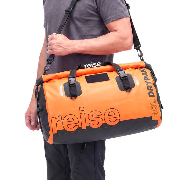 Drypak - Waterproof Motorcycle Tailbag 40L (Orange)