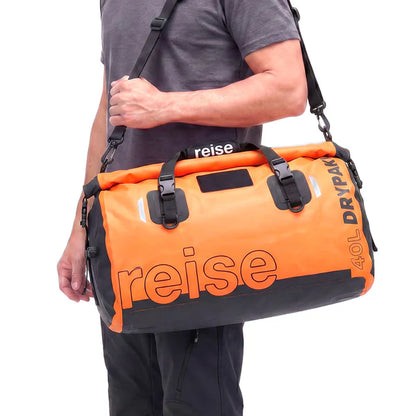 Drypak - Waterproof Motorcycle Tailbag 40L (Orange)