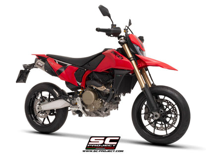 SC Project Exhaust S1-C Dual Undertail for DUCATI Hypermotard 698 (2024-2025)