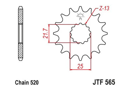 Sprockets Front (565 - 15T)