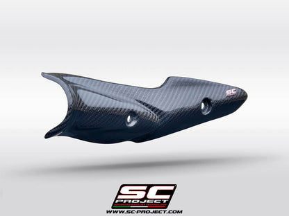 SC PROJECT CARBON FIBER HEAT PROTECTION SHIELD FOR KAWASAKI Z900 (2017-19)
