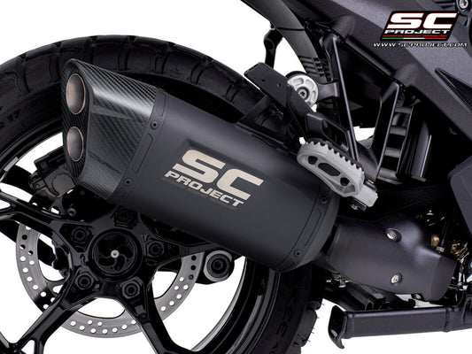 SC Project Exhaust Adventure R Titanium Matt Black for R 1300GS (2024-2025) COMPATIBLE WITH ORIGINAL SIDE CASES