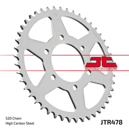 Sprockets Rear (478 - 46T) - JT
