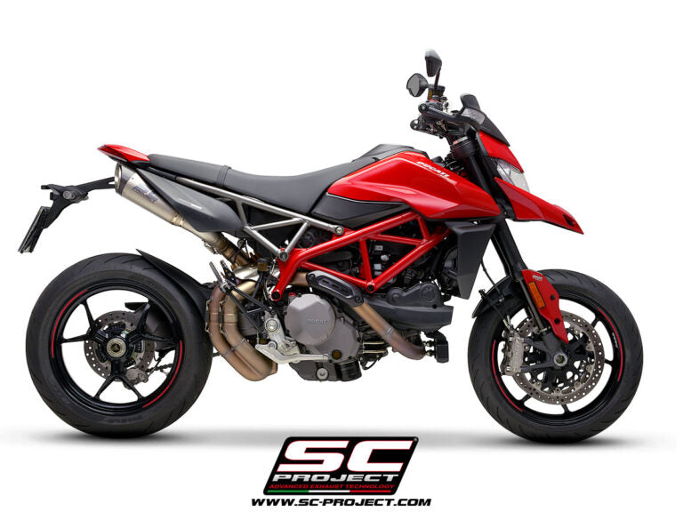 SC Project Exhaust Pair S1 Titanium for Ducati Hypermotard 950-RVE-SP (2021-2025)