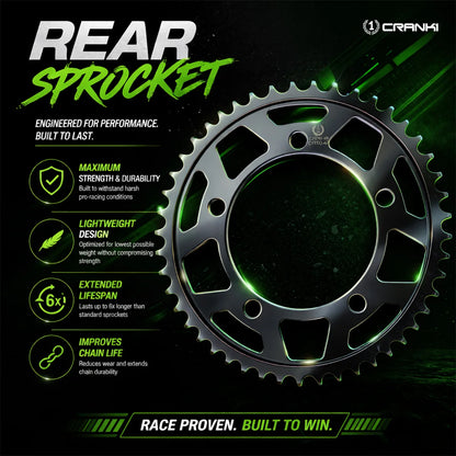 Sprocket For Ducati Scrambler Classic 800 (2015-2018) - Rear - CPR746.46T - CRANK1