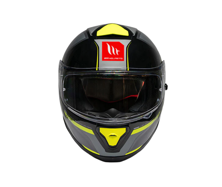 MT Thunder 3 SV Spoiler Nova B62 Gloss Black Grey Neon Yellow Helmet