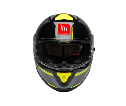 MT Thunder 3 SV Spoiler Nova B62 Gloss Black Grey Neon Yellow Helmet