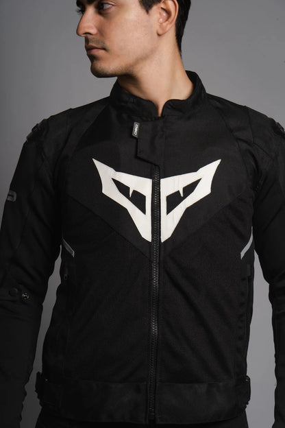 DSG GPX Riding Jacket - Black White