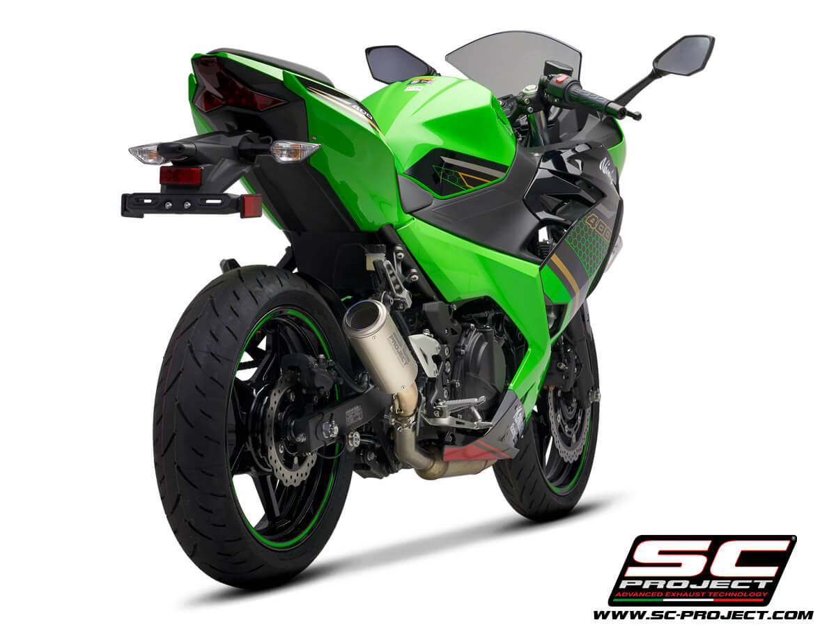 SC Project Exhaust CR-T Titanium for Kawasaki Ninja 400 (18-20)
