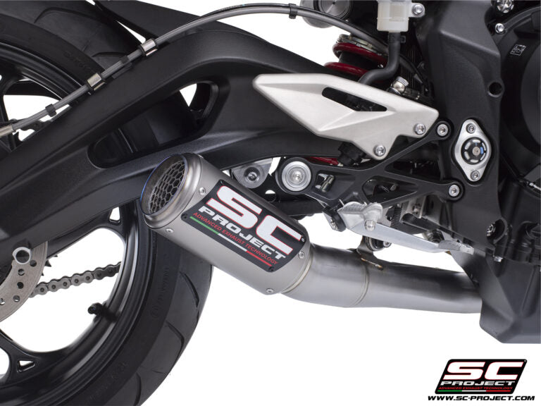 SC Project CR-T Titanium Full Exhaust 3-1 System for Triumph Street Triple 765 RS (2023-24)