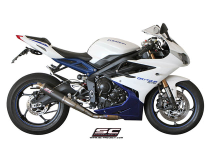 SC PROJECT GP-M2 EXHAUST FOR TRIUMPH DAYTONA 675 (2013-16)