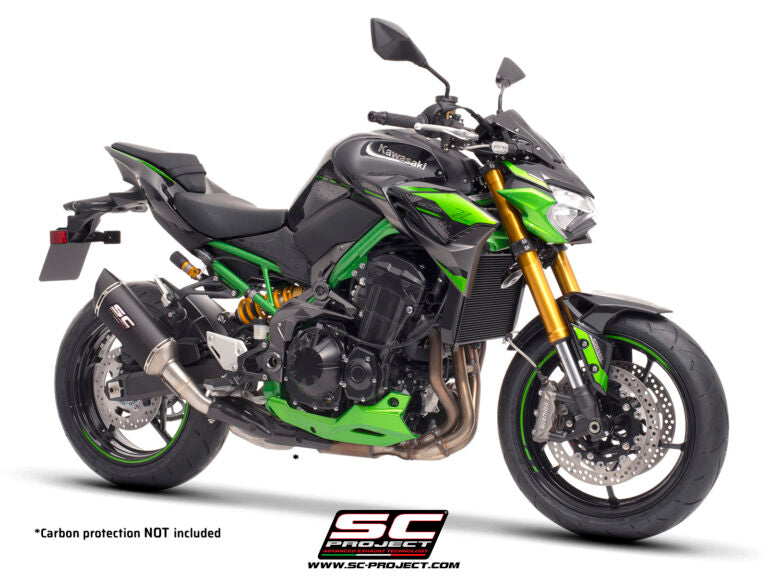 SC Project Exhaust SC1-S carbon for Z900 (2020) without heat carbon protector